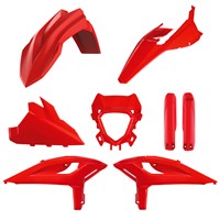 BOX KIT INC FORK GUARDS BETA 125-480RR/X-PRO 2025 RED